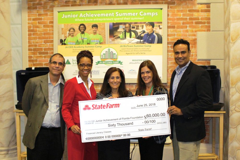 Junior Achievement of South Florida Receives Grant from State Farm